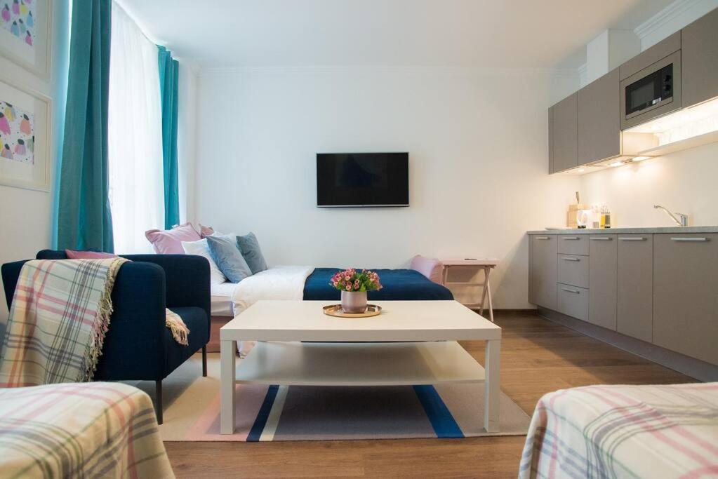 St.Roland Konventhof Appartement Riga Kamer foto